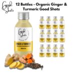 Ginger & Turmeric Box of 12 Health/Functional Shots/Juice
