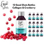 Collagen & Cranberry Box of 12 Health/Functional Shots/Juice